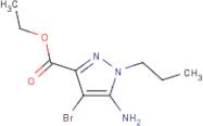 Ethyl 5-amino-4-bromo-1-propyl-pyrazole-3-carboxylate