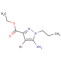 Ethyl 5-amino-4-bromo-1-propyl-pyrazole-3-carboxylate