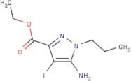 Ethyl 5-amino-4-iodo-1-propyl-pyrazole-3-carboxylate