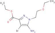 Ethyl 5-amino-4-bromo-1-(2-ethoxyethyl)pyrazole-3-carboxylate