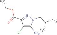 Ethyl 5-amino-4-chloro-1-isobutyl-pyrazole-3-carboxylate