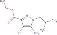 Ethyl 5-amino-4-bromo-1-isobutyl-pyrazole-3-carboxylate