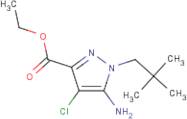 Ethyl 5-amino-4-chloro-1-(2,2-dimethylpropyl)pyrazole-3-carboxylate