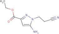 Ethyl 5-amino-1-(2-cyanoethyl)pyrazole-3-carboxylate