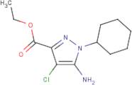 Ethyl 5-amino-4-chloro-1-cyclohexyl-pyrazole-3-carboxylate