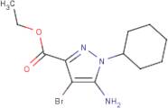 Ethyl 5-amino-4-bromo-1-cyclohexyl-pyrazole-3-carboxylate