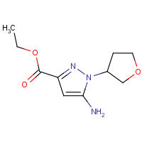 Ethyl 5-amino-1-tetrahydrofuran-3-yl-pyrazole-3-carboxylate