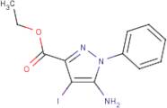 Ethyl 5-amino-4-iodo-1-phenyl-pyrazole-3-carboxylate