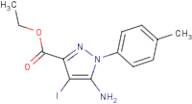 Ethyl 5-amino-4-iodo-1-(p-tolyl)pyrazole-3-carboxylate