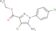 Ethyl 5-amino-4-chloro-1-(4-chlorophenyl)pyrazole-3-carboxylate