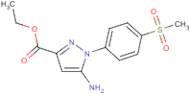 Ethyl 5-amino-1-(4-methylsulfonylphenyl)pyrazole-3-carboxylate