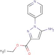 Ethyl 5-amino-1-(4-pyridyl)pyrazole-3-carboxylate