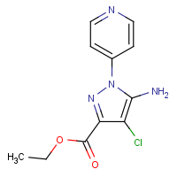 Ethyl 5-amino-4-chloro-1-(4-pyridyl)pyrazole-3-carboxylate