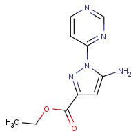 Ethyl 5-amino-1-pyrimidin-4-yl-pyrazole-3-carboxylate