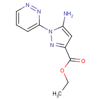 Ethyl 5-amino-1-pyridazin-3-yl-pyrazole-3-carboxylate