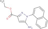 Ethyl 5-amino-1-(1-naphthyl)pyrazole-3-carboxylate