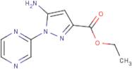 Ethyl 5-amino-1-pyrazin-2-yl-pyrazole-3-carboxylate