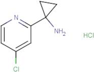 1-(4-Chloro-2-pyridyl)cyclopropanamine hydrochloride