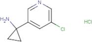 1-(5-Chloro-3-pyridyl)cyclopropanamine hydrochloride