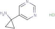 1-Pyrimidin-5-ylcyclopropanamine hydrochloride