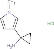 1-(1-Methylpyrrol-3-yl)cyclopropanamine hydrochloride