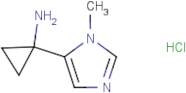 1-(3-Methylimidazol-4-yl)cyclopropanamine hydrochloride