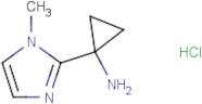 1-(1-Methylimidazol-2-yl)cyclopropanamine hydrochloride