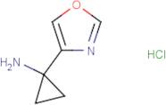 1-Oxazol-4-ylcyclopropanamine hydrochloride