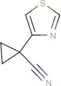 1-Thiazol-4-ylcyclopropanecarbonitrile