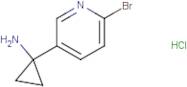 1-(6-Bromopyridin-3-yl)cyclopropan-1-amine hydrochloride