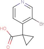 1-(3-Bromopyridin-4-yl)cyclopropane-1-carboxylic acid