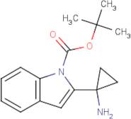 tert-Butyl 2-(1-aminocyclopropyl)-1H-indole-1-carboxylate