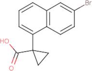 1-(6-Bromonaphthalen-1-yl)cyclopropane-1-carboxylic acid