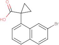 1-(7-Bromonaphthalen-1-yl)cyclopropane-1-carboxylic acid