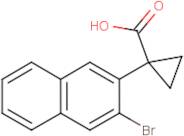 1-(3-Bromonaphthalen-2-yl)cyclopropane-1-carboxylic acid