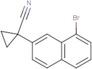 1-(8-Bromonaphthalen-2-yl)cyclopropane-1-carbonitrile