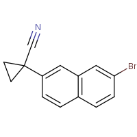 1-(7-Bromonaphthalen-2-yl)cyclopropane-1-carbonitrile