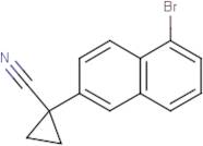 1-(5-Bromonaphthalen-2-yl)cyclopropane-1-carbonitrile