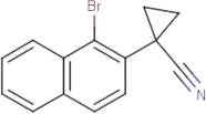 1-(1-Bromonaphthalen-2-yl)cyclopropane-1-carbonitrile