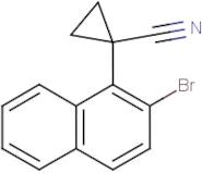 1-(2-Bromonaphthalen-1-yl)cyclopropane-1-carbonitrile