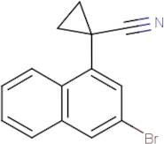 1-(3-Bromonaphthalen-1-yl)cyclopropane-1-carbonitrile