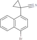 1-(4-Bromonaphthalen-1-yl)cyclopropane-1-carbonitrile