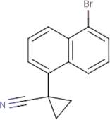 1-(5-Bromonaphthalen-1-yl)cyclopropane-1-carbonitrile