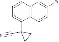 1-(6-Bromonaphthalen-1-yl)cyclopropane-1-carbonitrile