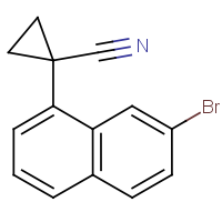 1-(7-Bromonaphthalen-1-yl)cyclopropane-1-carbonitrile