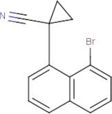 1-(8-Bromonaphthalen-1-yl)cyclopropane-1-carbonitrile