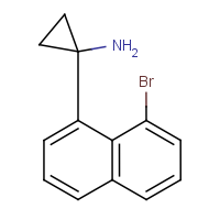 1-(8-Bromonaphthalen-1-yl)cyclopropan-1-amine