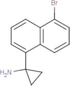 1-(5-Bromonaphthalen-1-yl)cyclopropan-1-amine