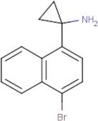 1-(4-Bromonaphthalen-1-yl)cyclopropan-1-amine