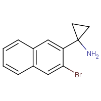 1-(3-Bromonaphthalen-2-yl)cyclopropan-1-amine